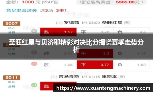 圣旺红星与贝济耶精彩对决比分揭晓赛季走势分析